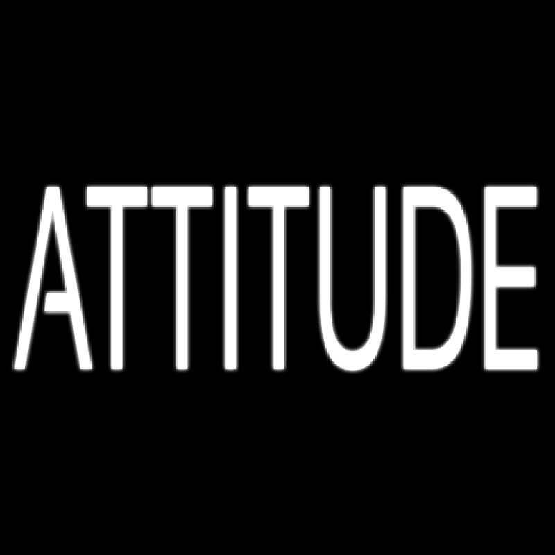 Attitude Neonskylt
