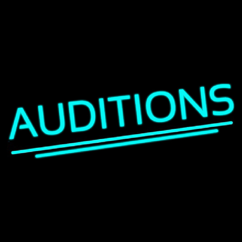 Auditions Neonskylt