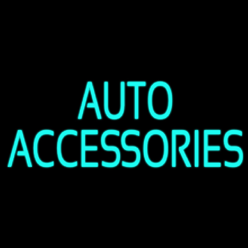 Auto Accessories Block Neonskylt
