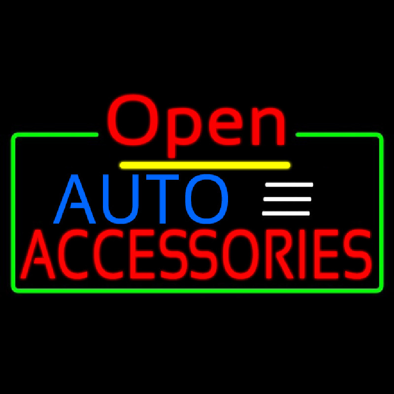 Auto Accessories Neonskylt