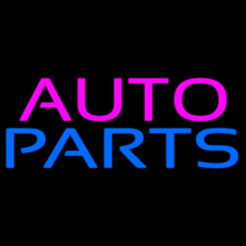 Auto Parts Block Neonskylt