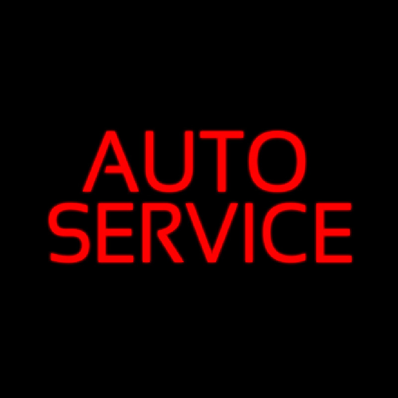 Auto Service Neonskylt