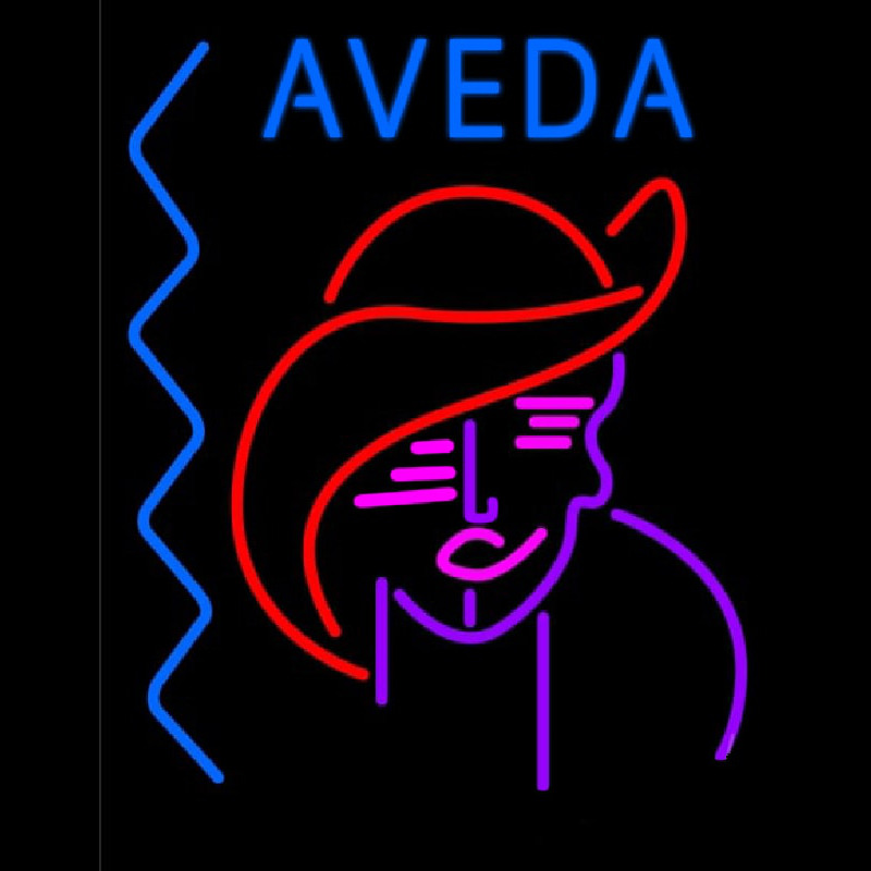 Aveda Neonskylt
