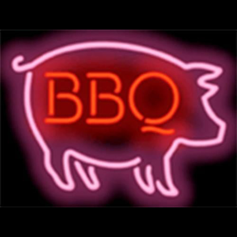 BBQ PIG Neonskylt