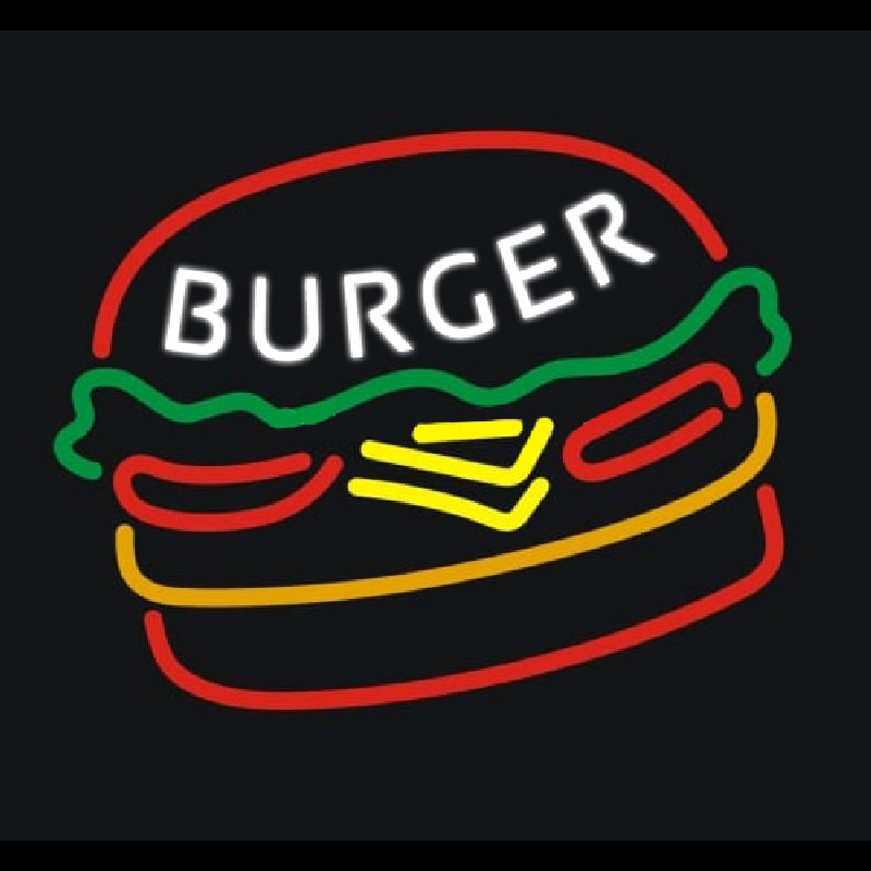 BURGER Neonskylt