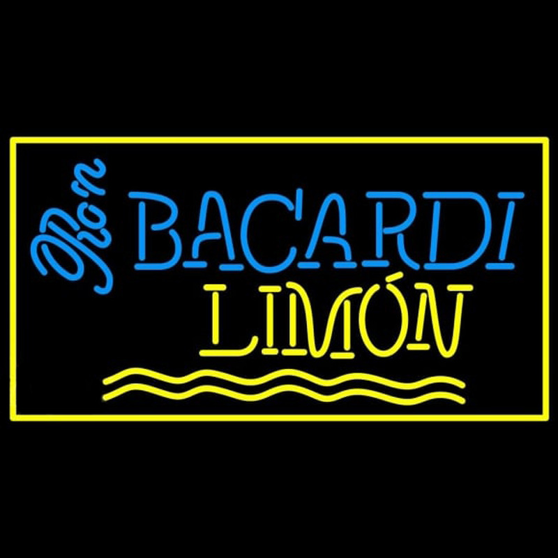 Bacardi Limon Rum Sign Neonskylt