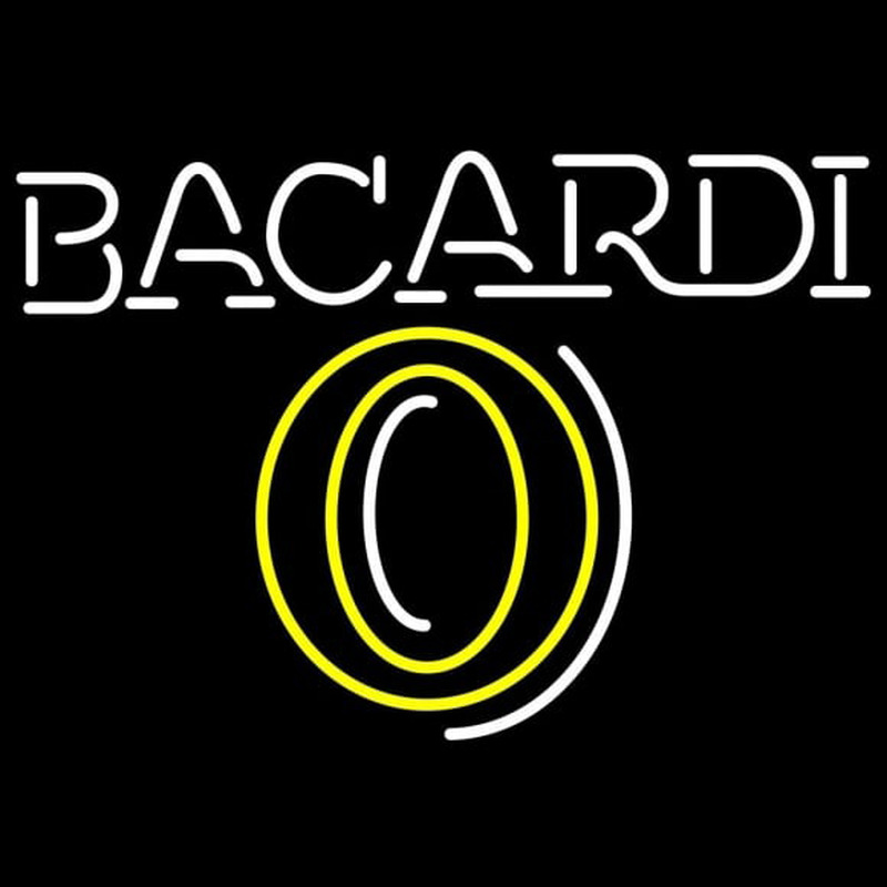 Bacardi O Rum Sign Neonskylt