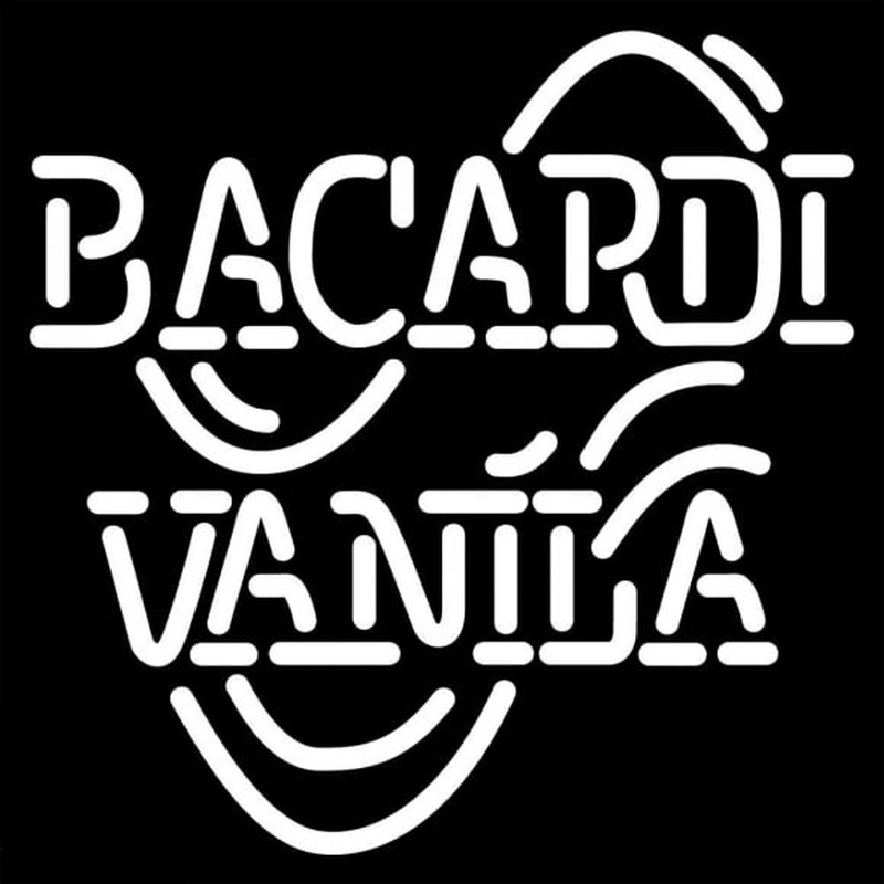 Bacardi Vanila Rum Sign Neonskylt