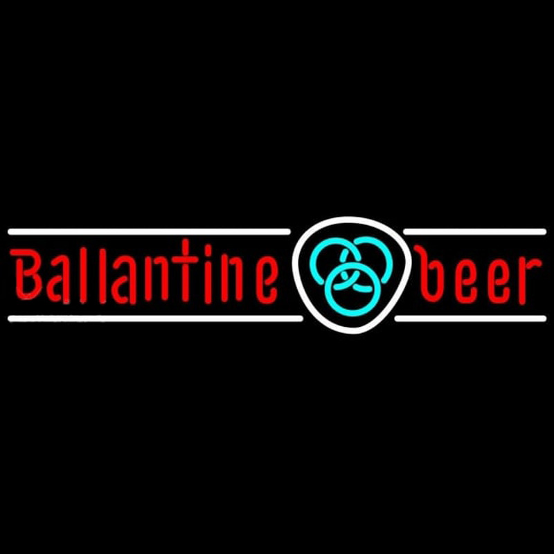 Ballantine Blue Logo Beer Sign Neonskylt