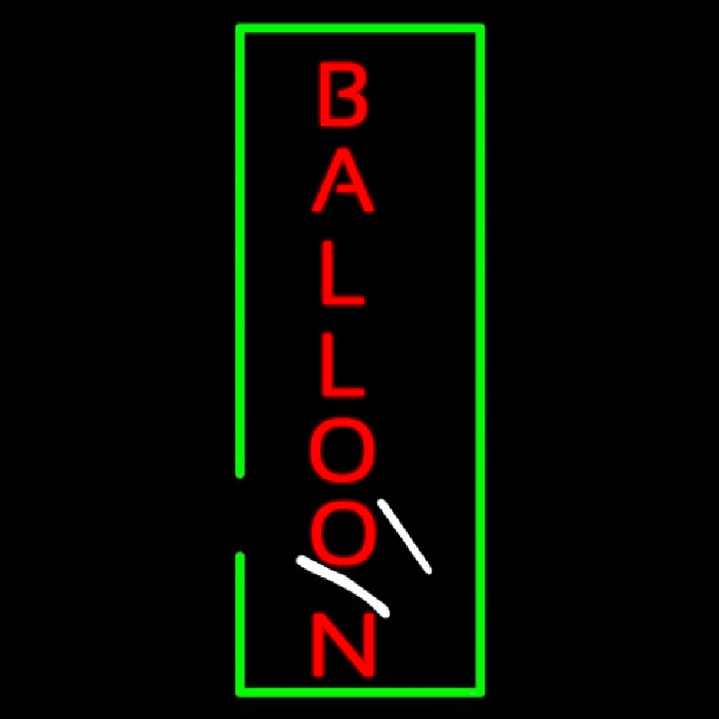 Balloon Vertical Neonskylt