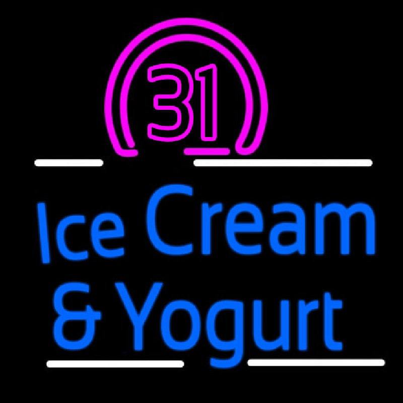 Baskin Robins 31 Flavors Authentic Neonskylt