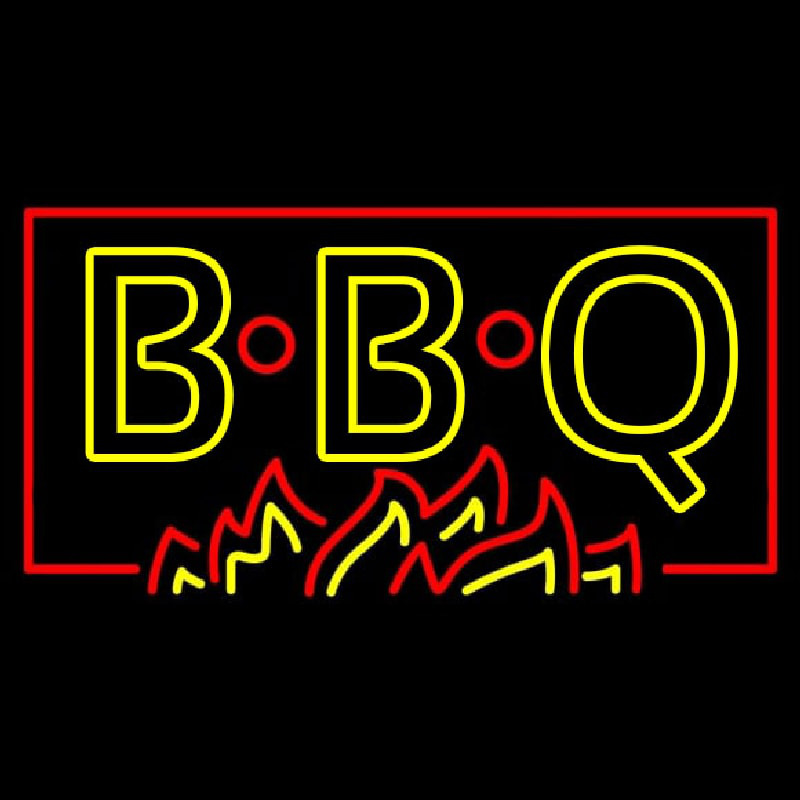 Bbq Lightbo  Neonskylt