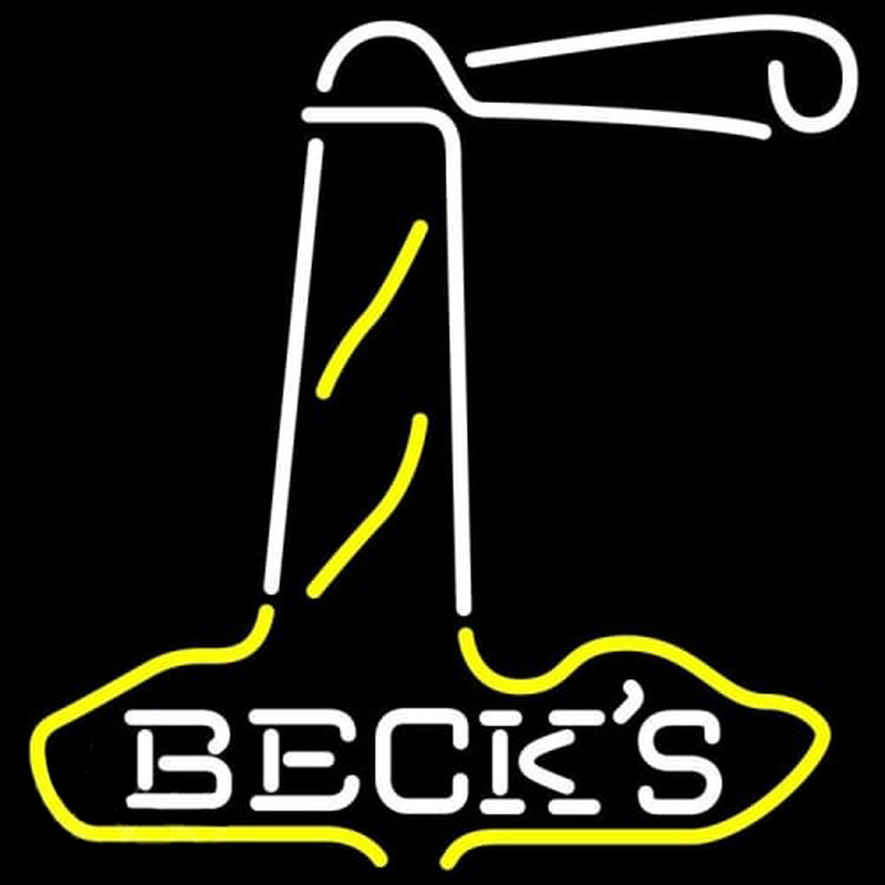 Becks Light House Beer Neonskylt