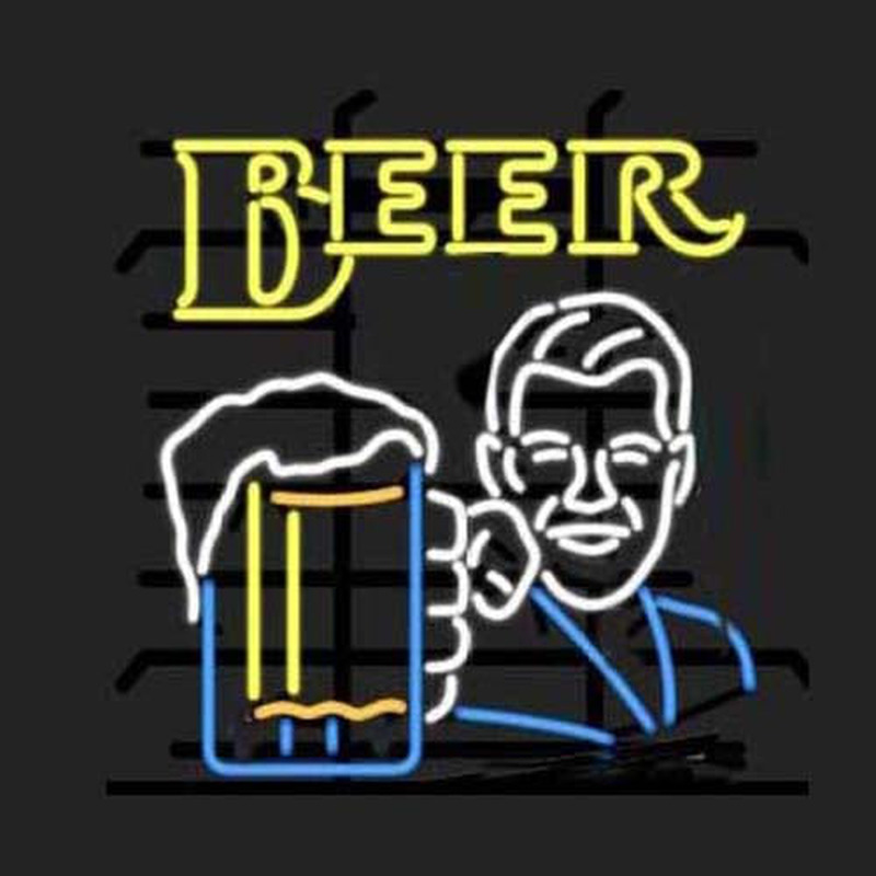 Beer Bar Öppet Neonskylt