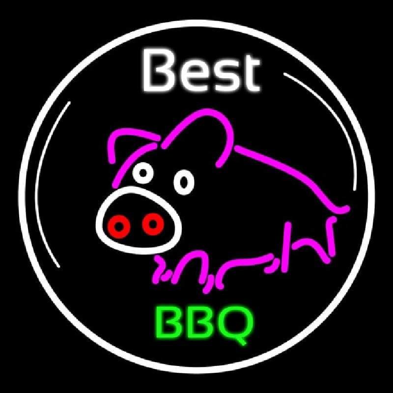 Best Bbq Neonskylt