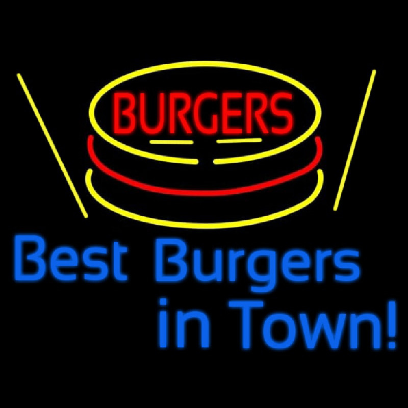 Best Burgers Intown Neonskylt