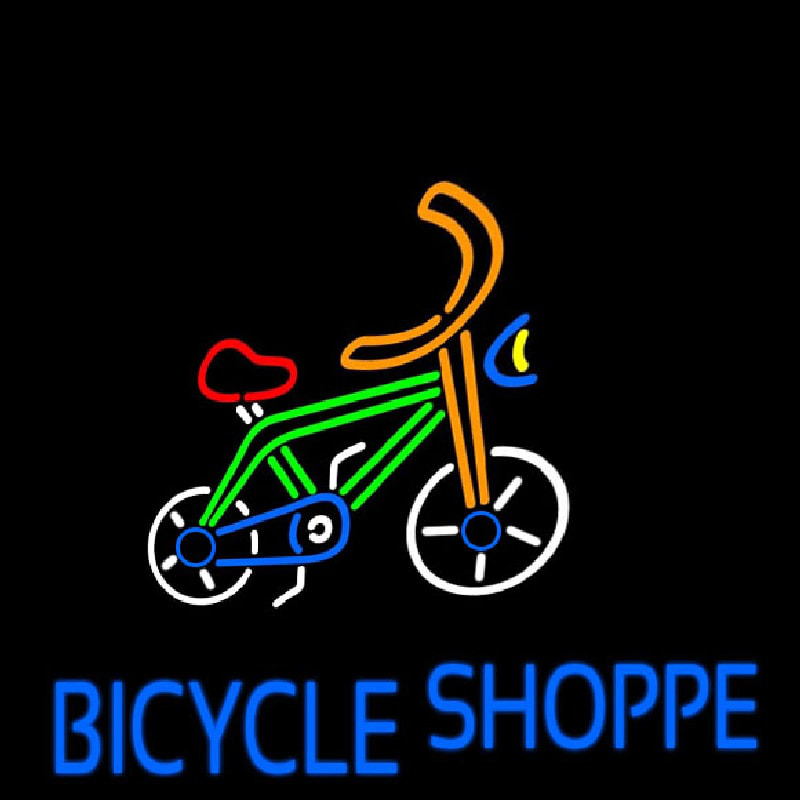 Bicycle Shoppe Neonskylt