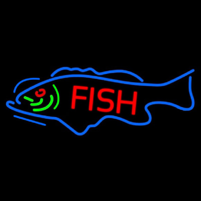 Big Fish Neonskylt