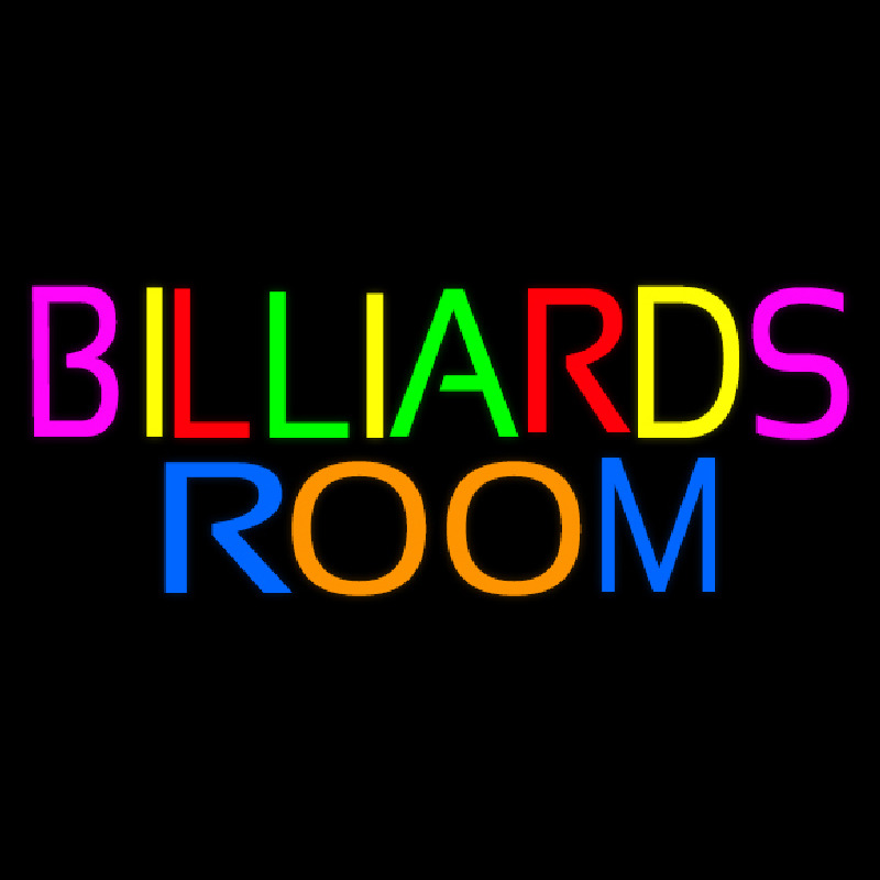 Billiards Room 5 Neonskylt