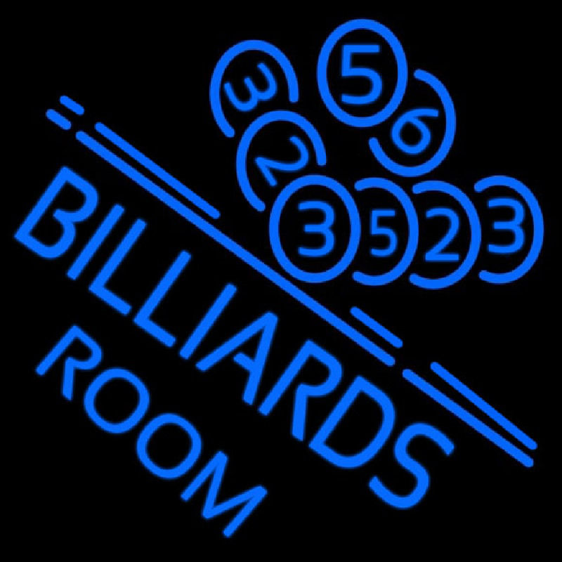 Billiards Room Neonskylt