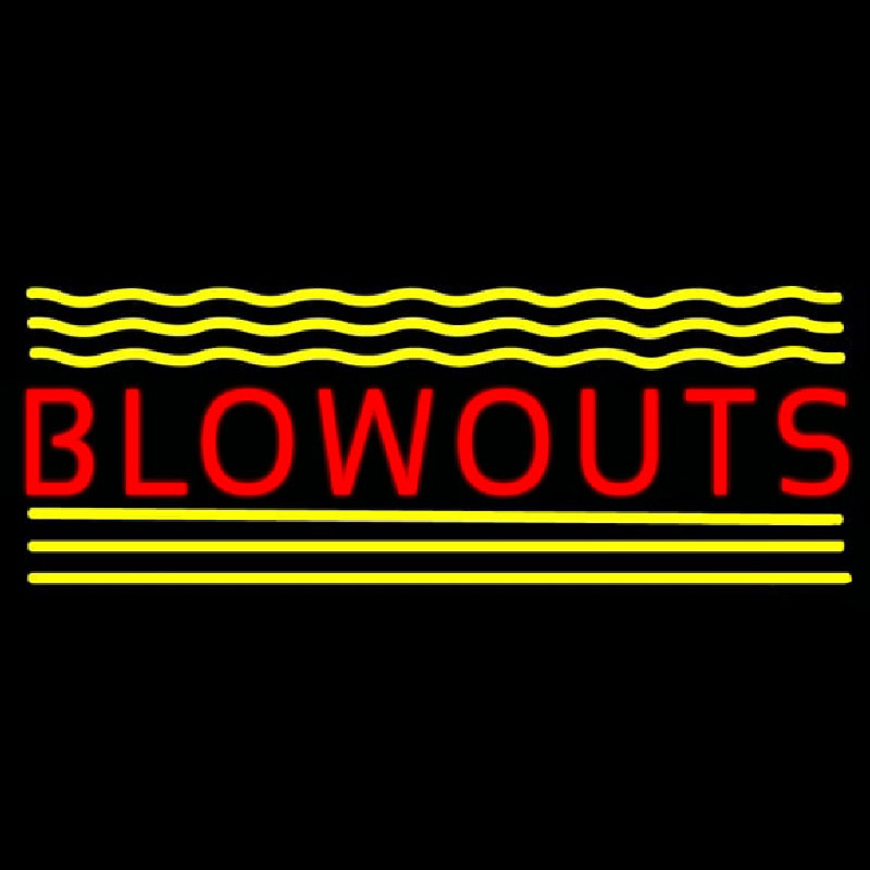Blowouts Neonskylt