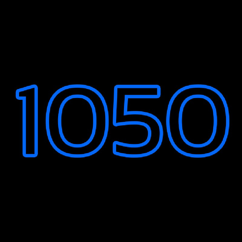 Blue 1050 Neonskylt