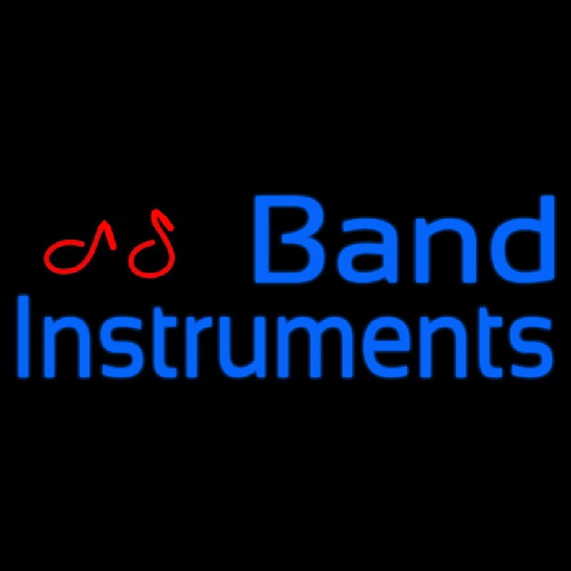 Blue Band Instruments 1 Neonskylt