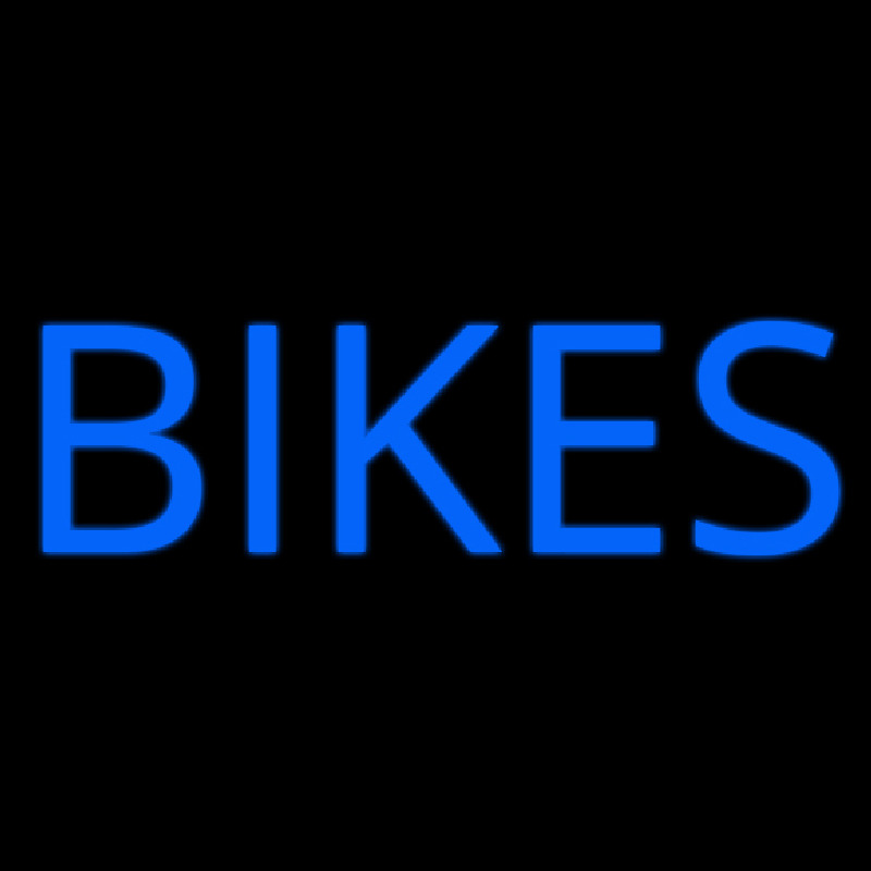 Blue Bikes Neonskylt