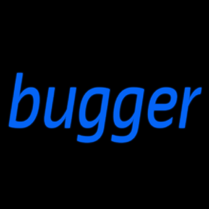 Blue Bugger Neonskylt