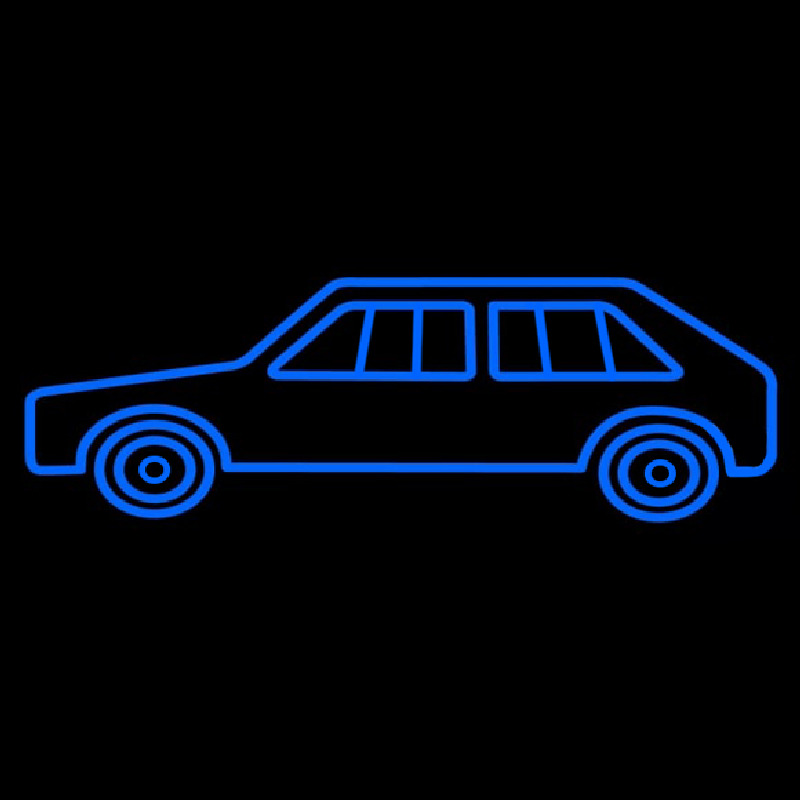 Blue Car Series Neonskylt