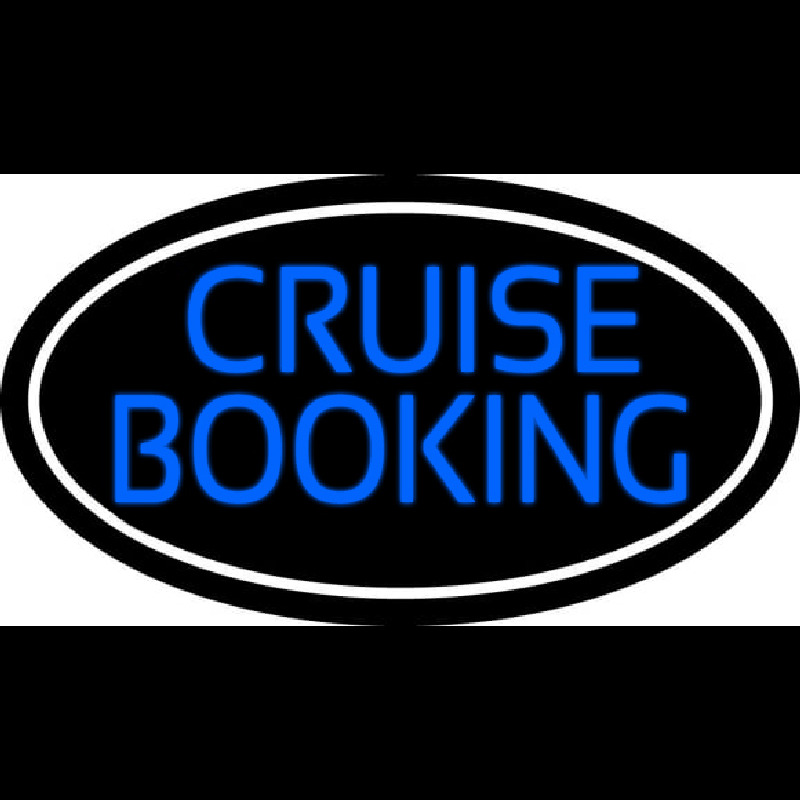 Blue Cruise Booking Neonskylt