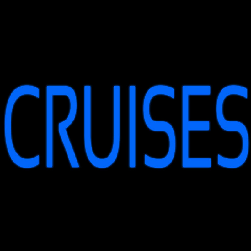 Blue Cruises Neonskylt