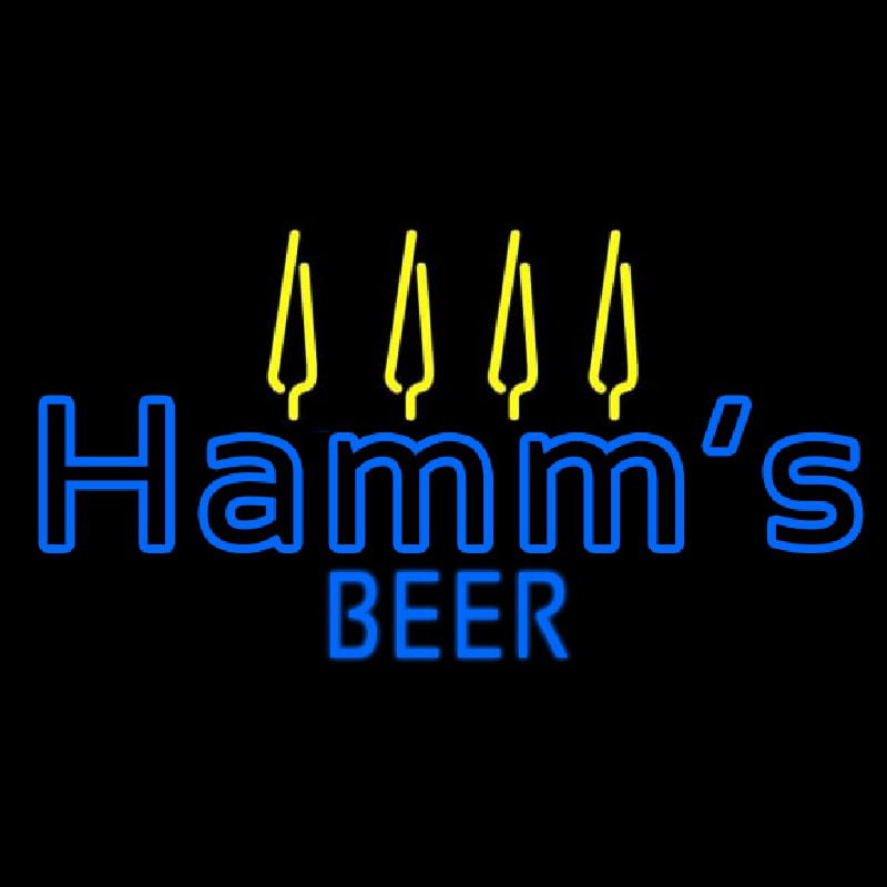 Blue Hamms Neonskylt