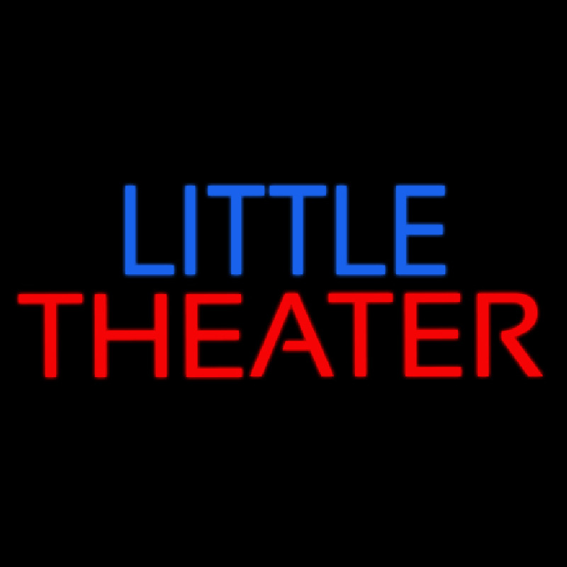 Blue Little Red Theater Neonskylt