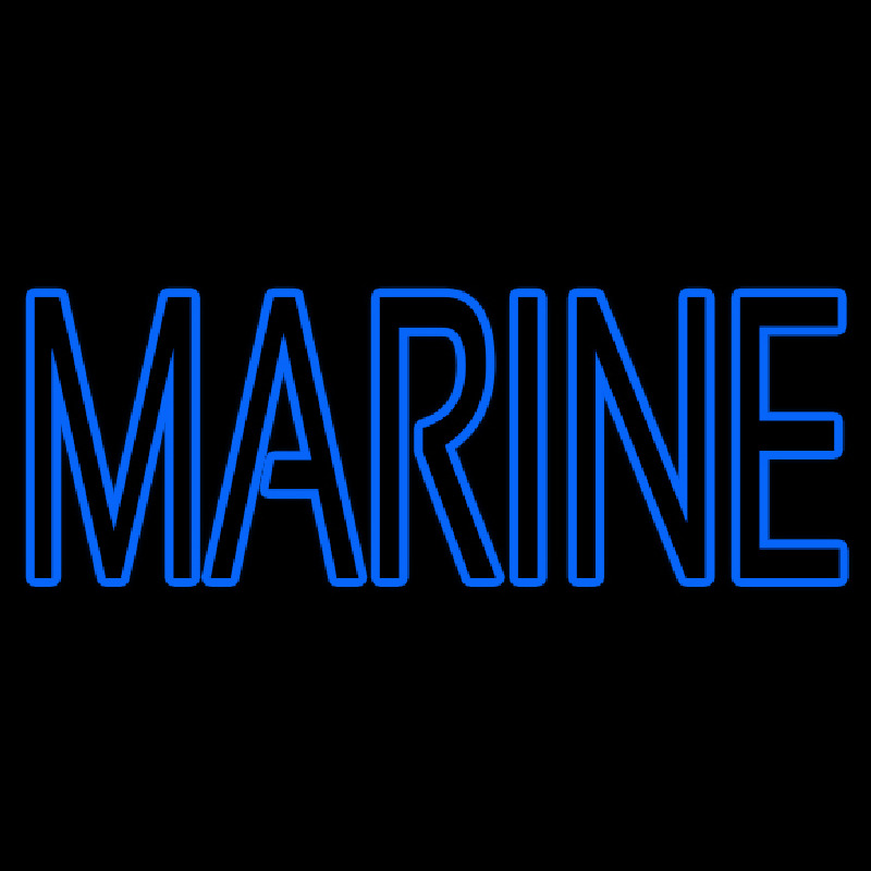 Blue Marine Neonskylt