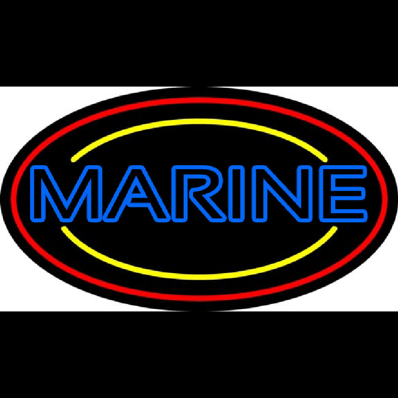 Blue Marine Neonskylt