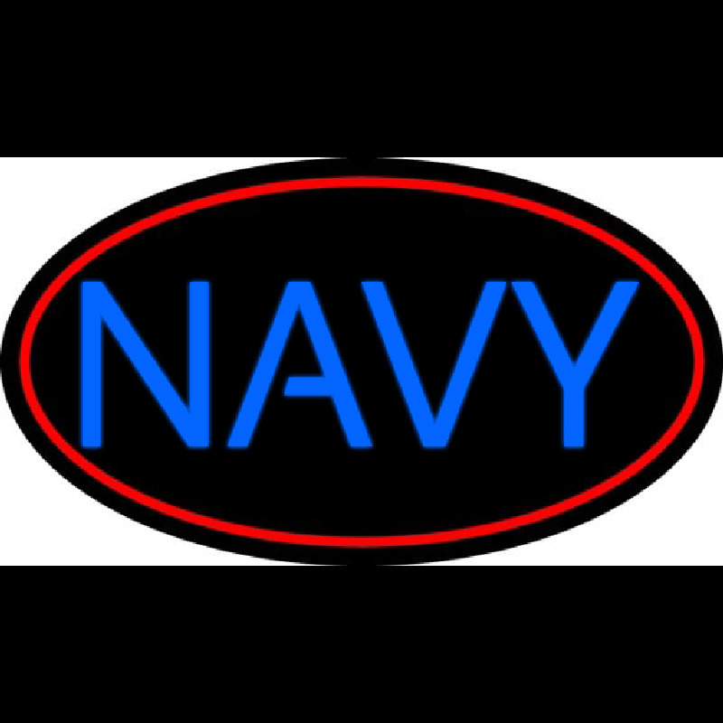Blue Navy Neonskylt