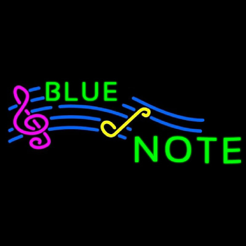 Blue Note 1 Neonskylt