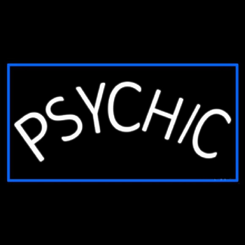 Blue Psychic Neonskylt
