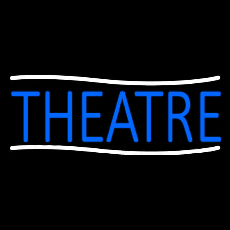 Blue Theatre Neonskylt