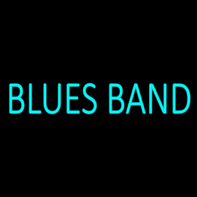 Blues Band Neonskylt