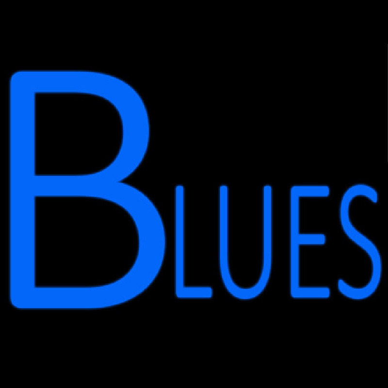 Blues Guitar Neonskylt