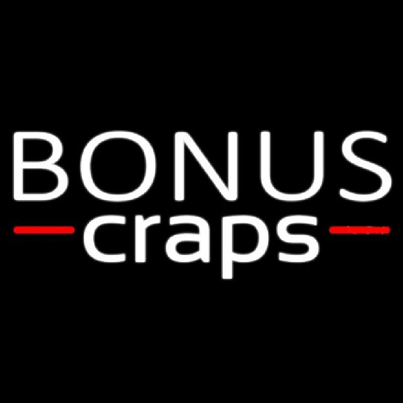 Bonus Craps 2 Neonskylt