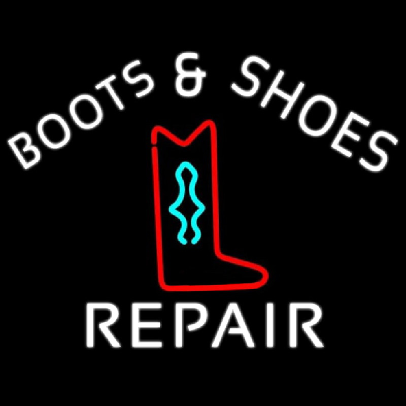 Boots And Shoes Repair Neonskylt