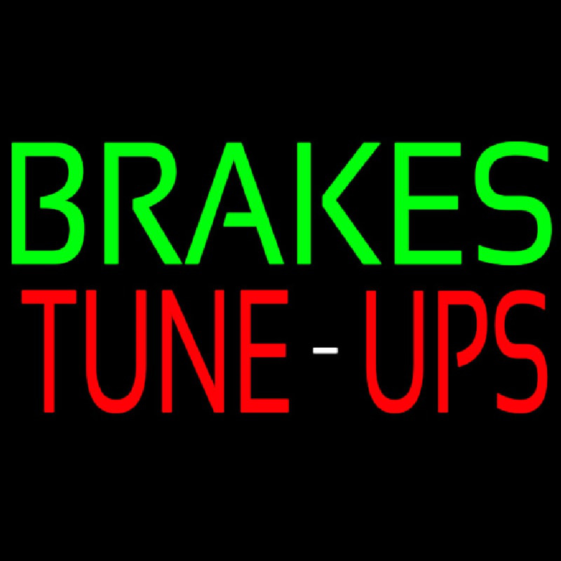 Brakes Tune Up Neonskylt