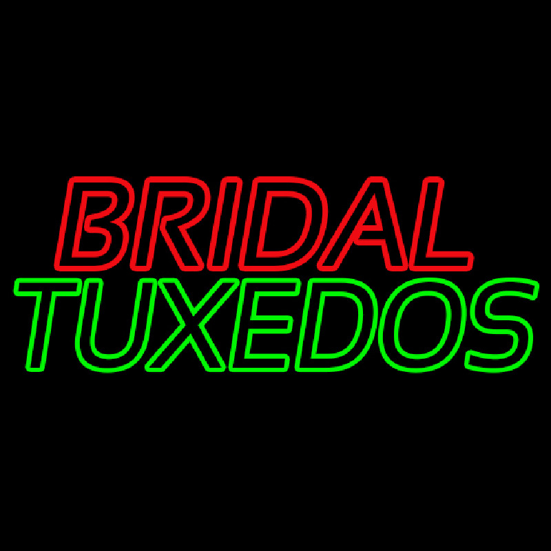 Bridal Tu edos Double Stroke Neonskylt