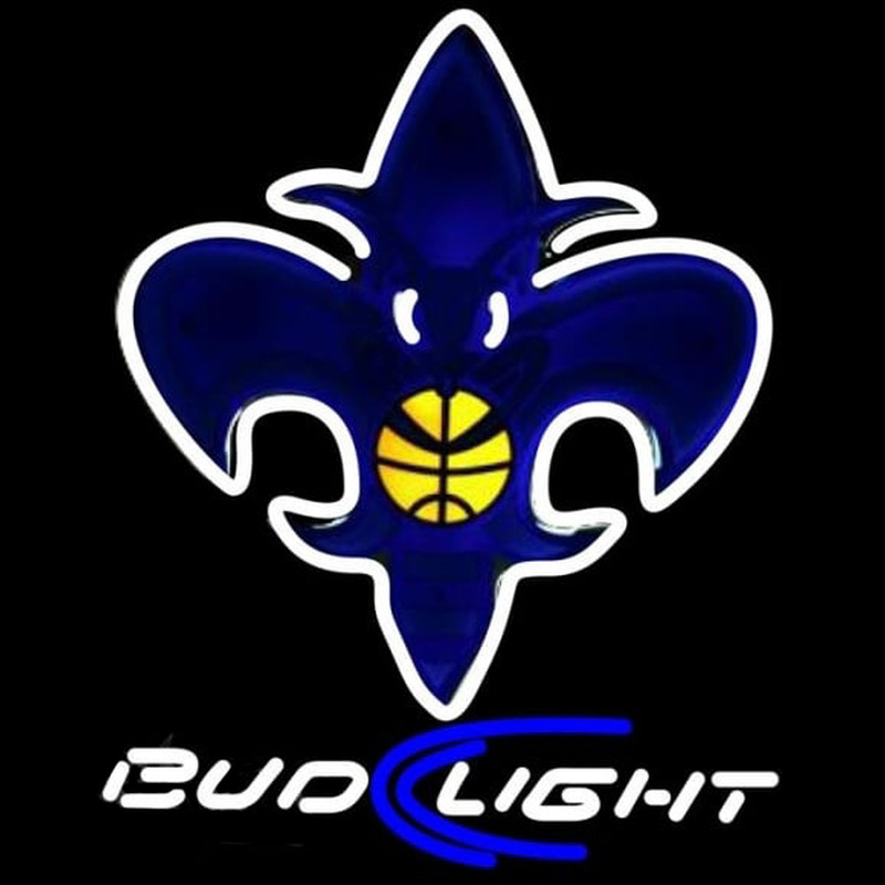 Bud Light Charlotte Hornets Bar Light Beer Sign Neonskylt