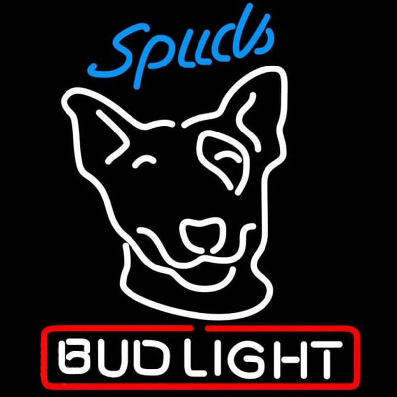 Bud Light Spuds Beer Sign Neonskylt