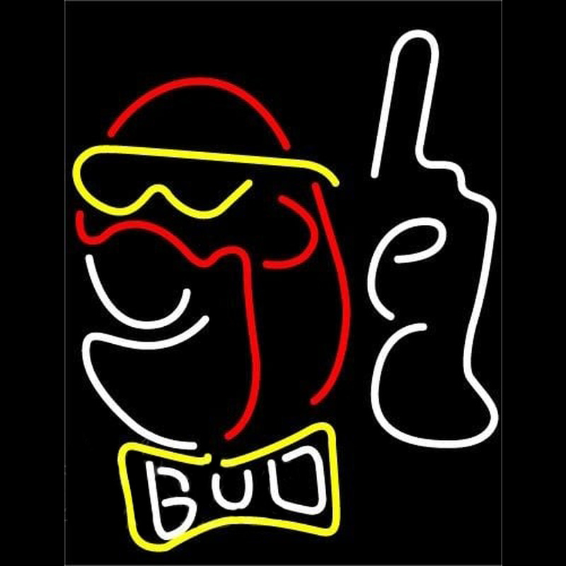Bud Man New Beer Sign Neonskylt