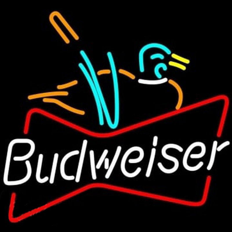 Budweiser Duck Neonskylt